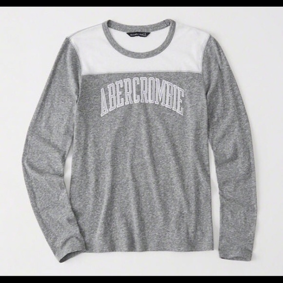 NWT Abercrombie Gray Tee XXS - Picture 4 of 4